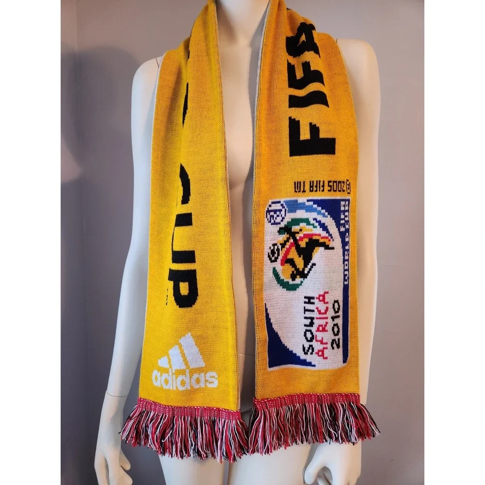 Adidas 2010 WORLD CUP SOUTH AFRICA Fifa TEAM SOCCER FUTBOL FAN KNIT Fringe SCARF